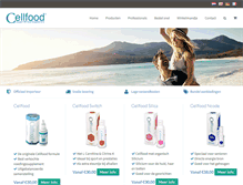 Tablet Screenshot of cellfood.nl